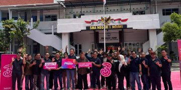 Tri Telah Membangun 144 BTS di Ngawi yang Tersebar di 19 Kecamatan dan 123 Desa.