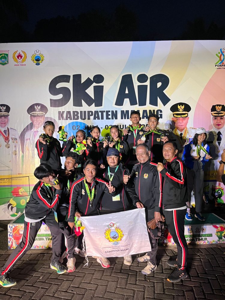 Ski Air Ngawi Raih 9 Medali di Porprov Jatim IX 2025