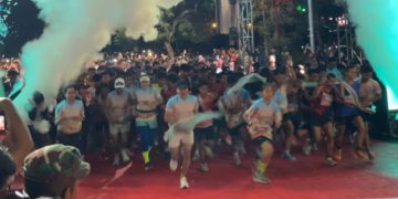 Mlayu Bareng Jawa Timur 2025, 12 Ribu Peserta Padati Alun-Alun Ngawi