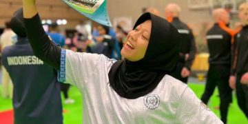 Fauziyah Alfiyanti Sholihah Harumkan Ngawi, Raih Medali Emas di Kejuaraan Pencak Silat Belgia