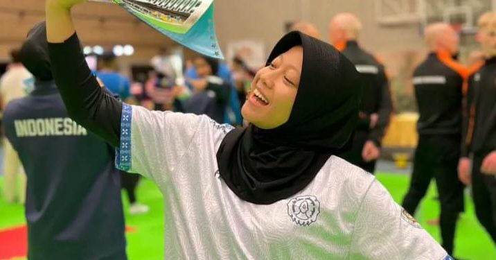 Fauziyah Alfiyanti Sholihah Harumkan Ngawi, Raih Medali Emas di Kejuaraan Pencak Silat Belgia