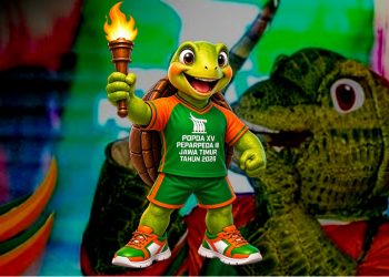 Sambut POPDA Jatim 2026, Ngawi Luncurkan Maskot BUBU, Bulus Ikonik dari Desa Tawun