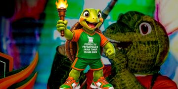 Sambut POPDA Jatim 2026, Ngawi Luncurkan Maskot BUBU, Bulus Ikonik dari Desa Tawun