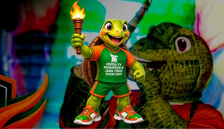 Sambut POPDA Jatim 2026, Ngawi Luncurkan Maskot BUBU, Bulus Ikonik dari Desa Tawun
